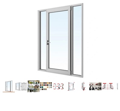 Terrassenfenster aus Kunststoff weiß 1600 x 2200 mm für 361,42 Euro Erfahrungen