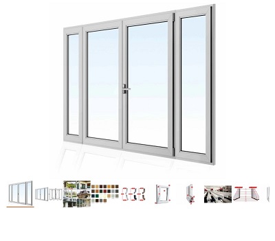 PVC Kunststoff Balkontür / Terrassentür weiß 2250 x 1850 mm für 459,58 Euro Erfahrungen