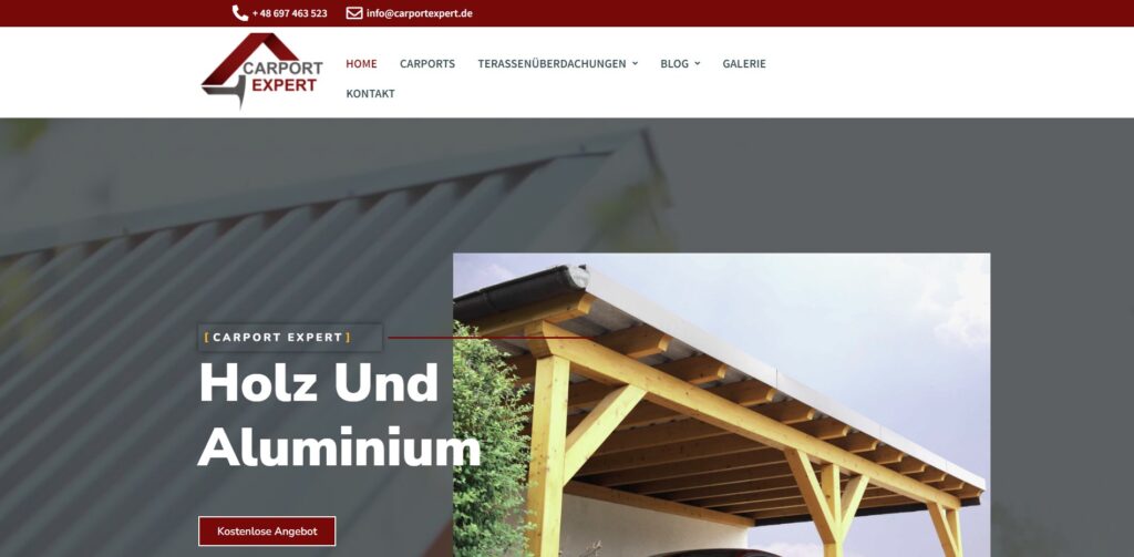 Carport Expert Holzdächer aus Polen Erfahrungen