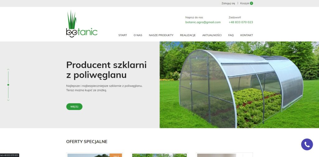 Botanic Gewächshäuser aus Polen Erfahrungen