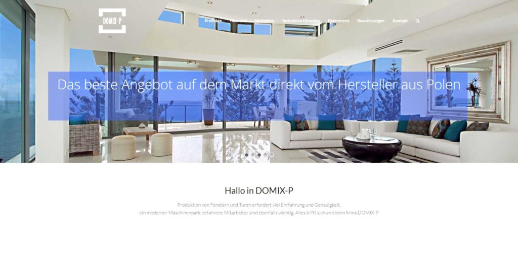 Domix-P Hersteller aus Polen Fenster Erfahrungen