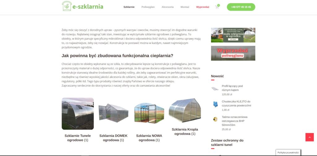 E-Szklarnia Treibhaus aus Polen Erfahrungen