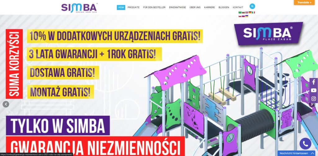 Simba Spielplätze aus Polen Erfahrungen